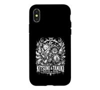 Carcasa para iPhone X/XS Kitsune Y Tanuki Tricksters of Fortune Yokai