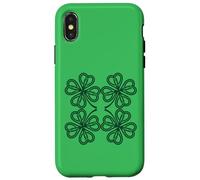 Carcasa para iPhone X/XS Knot Clover Knotwork Viking Norse St Patrick's