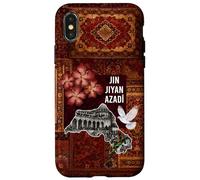 Carcasa para iPhone X/XS Kurdistán Nowruz, Jin, Jiyan, Azadî Rojava Amo Kurdistán