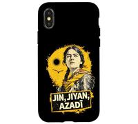Carcasa para iPhone X/XS Kurdistán Nowruz, Jin, Jiyan, Azadî Rojava Amo Kurdistán
