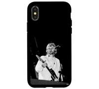 Carcasa para iPhone X/XS Kurt Cobain Nirvana en Vivo en la Lectura del incesticiidio 1992