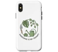 Carcasa para iPhone X/XS La jardinería es mi Terapia Planta en Maceta Padres Granjero Jardinero