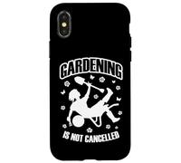 Carcasa para iPhone X/XS La jardinería no se Cancela Jardinero de Plantas de jardín de Primavera