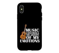 Carcasa para iPhone X/XS La música controla la Gravedad de mis emociones