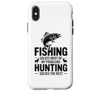 Carcasa para iPhone X/XS La Pesca Resuelve la mayoría de mis Problemas