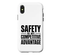 Carcasa para iPhone X/XS La Seguridad es mi Ventaja competitiva | Regalo de Seguridad en el Lugar de Trabajo