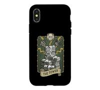 Carcasa para iPhone X/XS La Torre Tarot Card Dólar Dinero Astrología