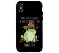 Carcasa para iPhone X/XS La única sentadilla Que Estoy Haciendo es Diddly