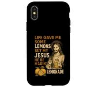 Carcasa para iPhone X/XS La Vida me DIO Algunos Limones Pero mi Jesús Él Be Makin Limonada