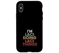 Carcasa para iPhone X/XS Laci Name Laci Personalized Name First Given