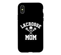 Carcasa para iPhone X/XS Lacrosse MOM | LAX Sports | Día de la Madre Momia