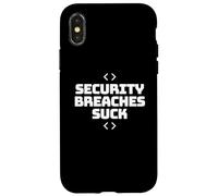 Carcasa para iPhone X/XS Las violaciones de Seguridad apestan - Hackers de Seguridad del Programador INFOSEC