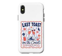 Carcasa para iPhone X/XS Last Toast On The Coast Bachelor Party Verano