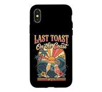 Carcasa para iPhone X/XS Last Toast On The Coast Bachelor Party Verano