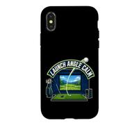 Carcasa para iPhone X/XS Launch Angle Calm Simulador Golf Entrenamiento