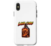 Carcasa para iPhone X/XS Lava Core Volcán Fuego Fantasía Energía Mundo