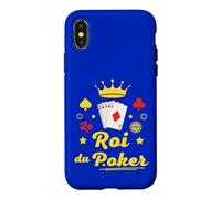 Carcasa para iPhone X/XS Le ROI Du Poker Cadeau As de Pique Cartes Casino Las Vegas