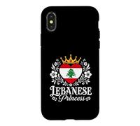 Carcasa para iPhone X/XS Lebanese Princess Lebanon Flag Proud Lebanese Girl