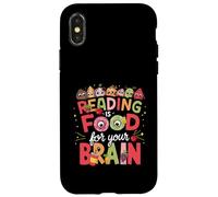 Carcasa para iPhone X/XS Leer es alimento para tu Cerebro Libros Infantiles Personajes