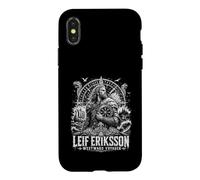 Carcasa para iPhone X/XS Leif Eriksson Voyager Norse Viking Explorer