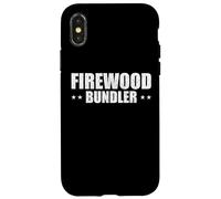 Carcasa para iPhone X/XS Leña Bundler leña Emprendedor Negocio Woodyard