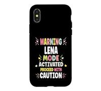 Carcasa para iPhone X/XS Lena Personalized Women's Gift Custom Lena