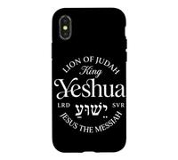 Carcasa para iPhone X/XS León De Judá Rey Yeshua Jesús El Mesías Fe Cristiana