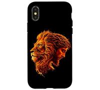 Carcasa para iPhone X/XS León de la Tribu Judá Salvador Fe Espiritual Jesús Cristiano