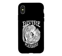 Carcasa para iPhone X/XS Lesbianas Sapphic Angel Kiss Divino Placer Orgullo Gay LGBT