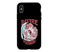 Carcasa para iPhone X/XS Lesbianas Sapphic Angel Kiss Divino Placer Orgullo Gay LGBT