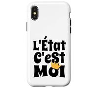 Carcasa para iPhone X/XS L'Etat c'est moi - Luis XIV Cita Francesa