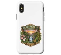 Carcasa para iPhone X/XS Letchworth State Park Nueva York Cascadas Novedad Recuerdo