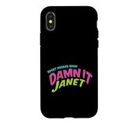 Carcasa para iPhone X/XS Letra de Rocky Horror Show Damn It Janet