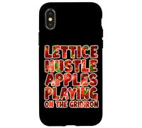 Carcasa para iPhone X/XS Lettice Hustle Apples Playing on The Gridiron