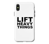 Carcasa para iPhone X/XS Levanta Cosas Pesadas Bold Fuerza Entrenamiento Motivación