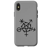 Carcasa para iPhone X/XS LGBTQI Símbolo Pagano de Inclusión Género Wicca