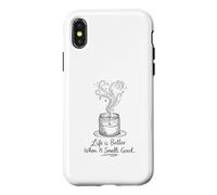 Carcasa para iPhone X/XS Life Is Better When It Smells Good Candle Maker Gift