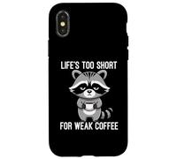 Carcasa para iPhone X/XS Life'S Too Short For Weak Coffee