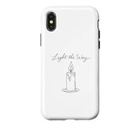 Carcasa para iPhone X/XS Light The Way Funny Candle Maker Chandler Soy Gift