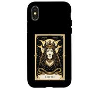 Carcasa para iPhone X/XS Lilith Tarot Card Wicca Gothic Goddess Pagan Ocult