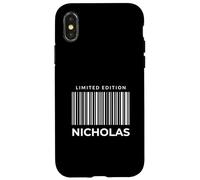 Carcasa para iPhone X/XS Limited Nicholas Name Humor Cita