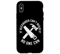 Carcasa para iPhone X/XS Lindo Alexander Nombre Constructor Personalizado