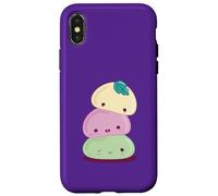 Carcasa para iPhone X/XS Lindos Personajes de Mochi Kawaii Apilados