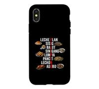 Carcasa para iPhone X/XS Lista de Filipino Foods Lumpia Pancit Adobo Filipinas Lover