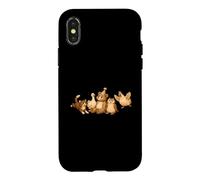 Carcasa para iPhone X/XS Little Bear - Lazos para cumpleaños, diseño de búho y Pato
