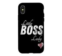Carcasa para iPhone X/XS Little Boss Lady Bebé Niños Niño Niña Linda