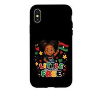 Carcasa para iPhone X/XS Little Free Juneteenth Black Girl Flag