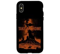 Carcasa para iPhone X/XS Llévame a casa OVNI del Desierto