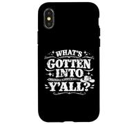Carcasa para iPhone X/XS Lo Que Tiene en ustedes Divertido Estilo sureño al Estilo Occidental