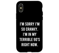 Carcasa para iPhone X/XS Lo Siento, Estoy de Mal Humor, Estoy en mis terribles años